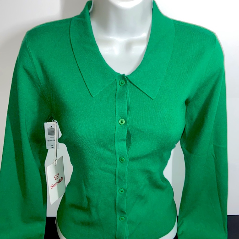 Button-up polo sweater by Aritzia - Picture 2 of 5
